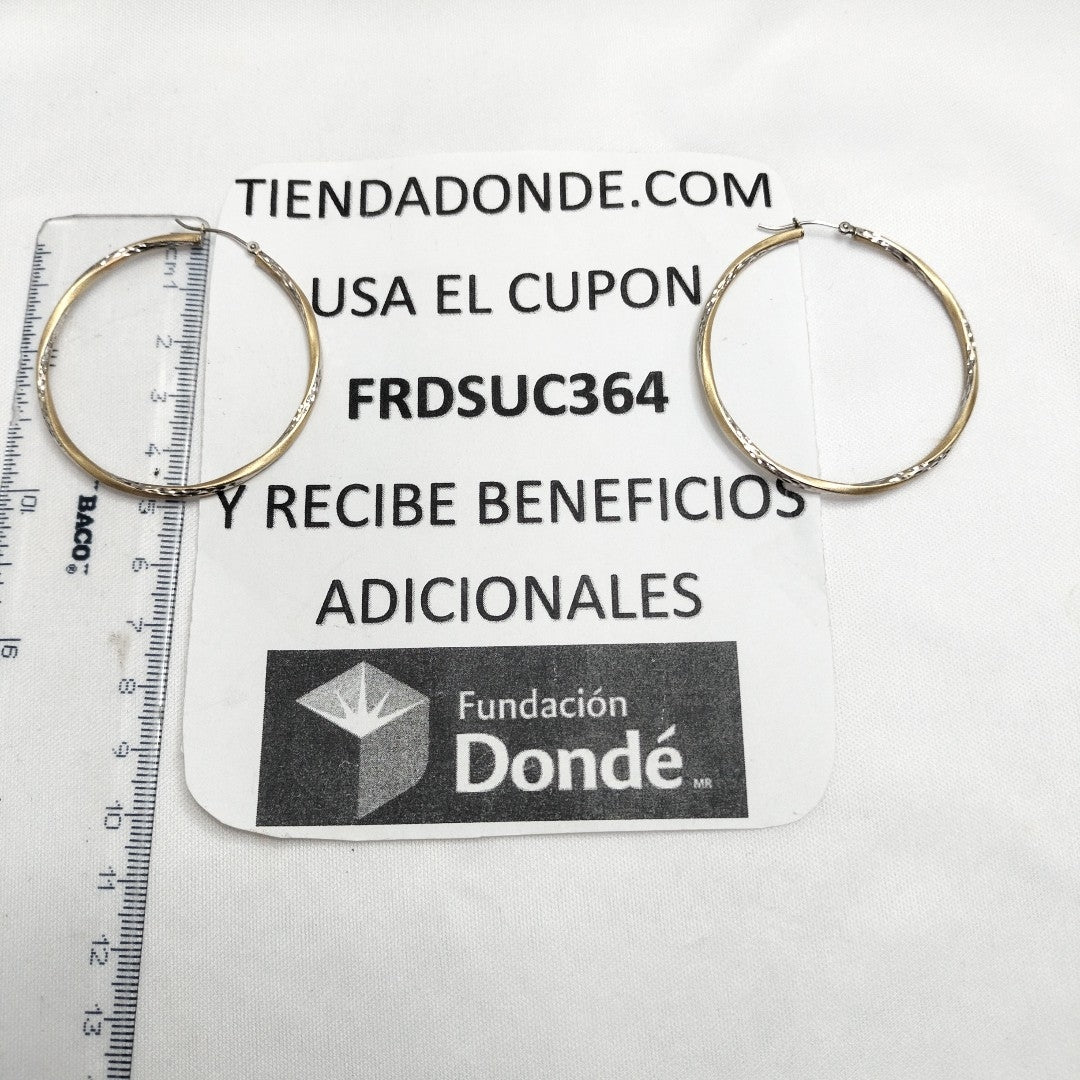 ARRACADAS PAR ORO 10 K 3,90 GRMS (SEMINUEVO)