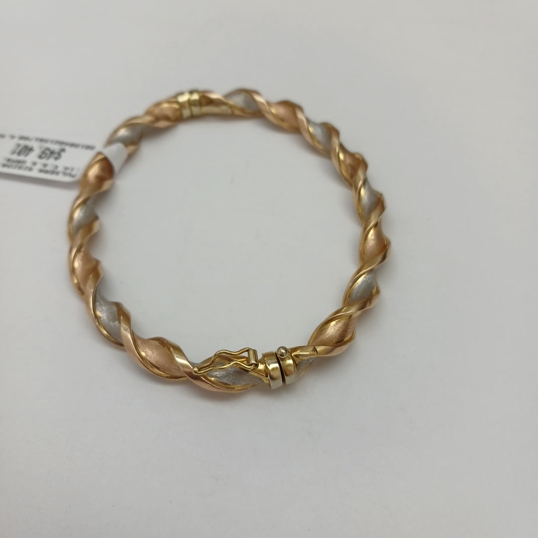 PULSERA RIGIDA ORO 14 K 6.6 GRMS (SEMINUEVO)