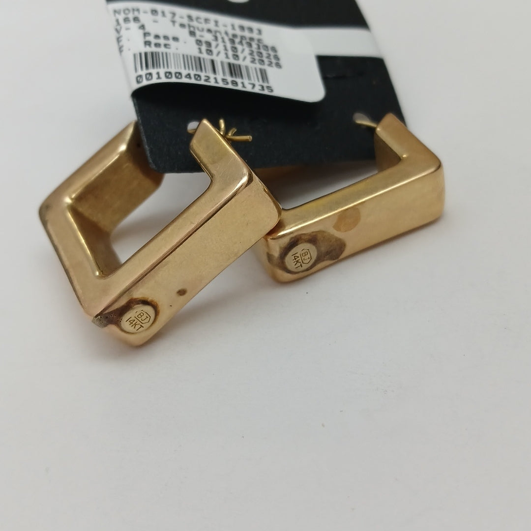 ARRACADAS PAR ORO 14 K 7.1 GRMS (SEMINUEVO)