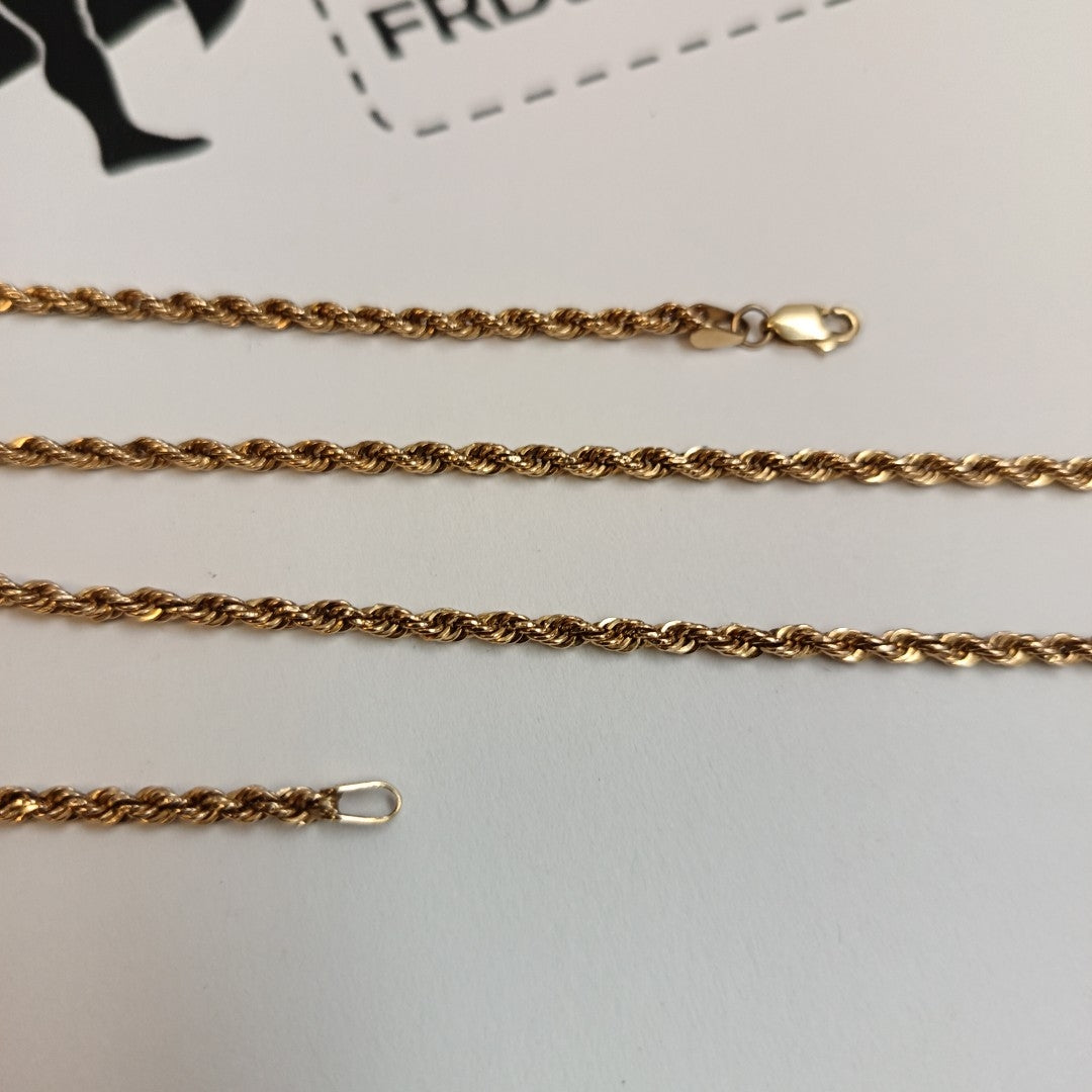 CADENA ORO 14 K 3.6 GRMS (SEMINUEVO)