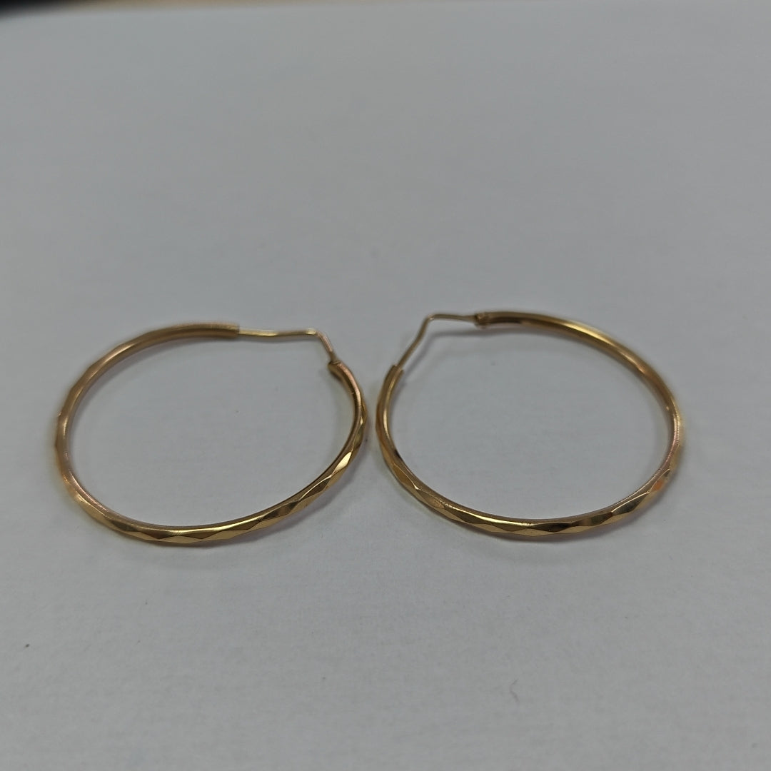 ARRACADAS PAR ORO 14 K 2.3 GRMS (SEMINUEVO)
