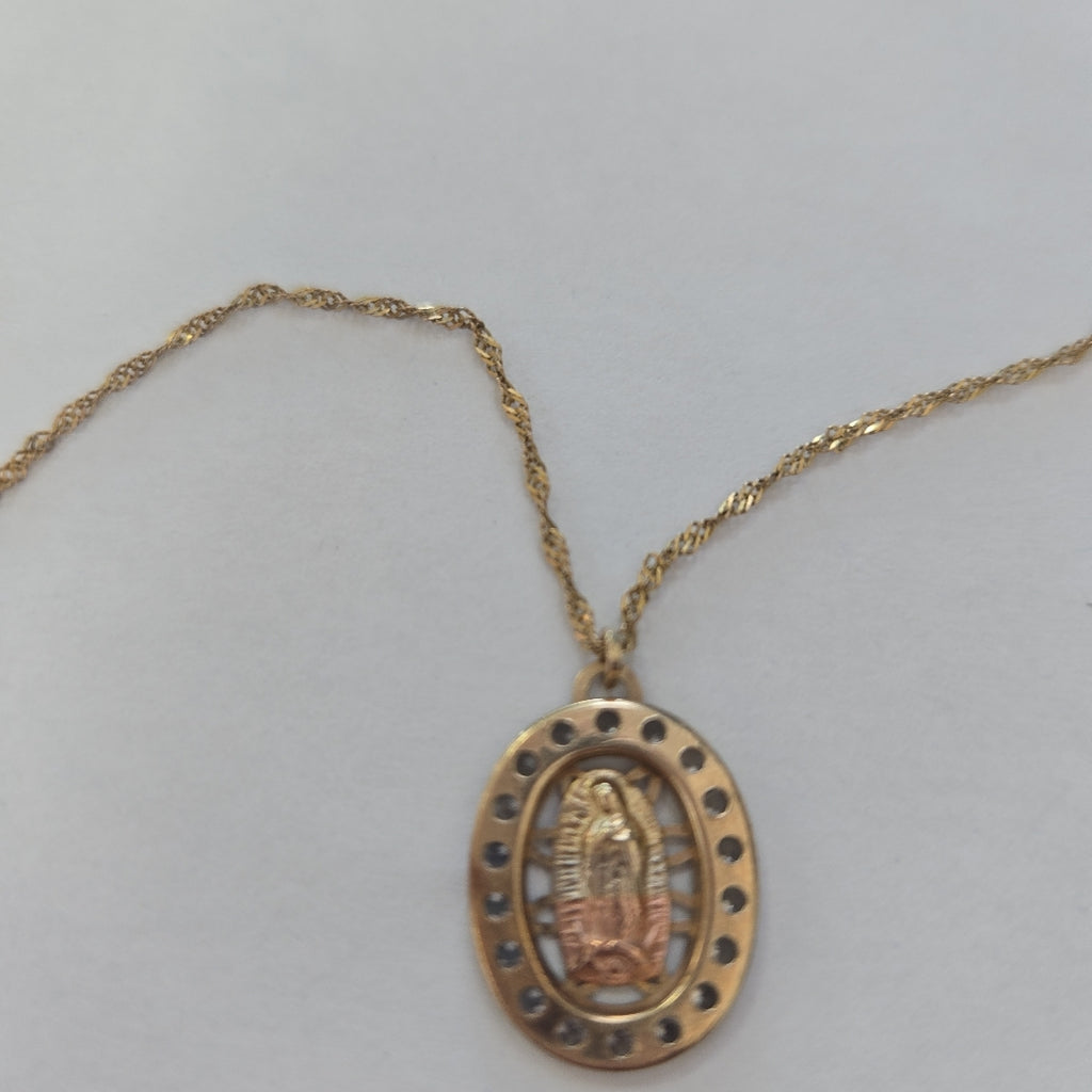 CADENA, DIJE ORO 10 K 2 GRMS (SEMINUEVO)