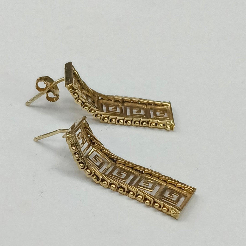 ARETES PAR ORO 14 K 3.4 GRMS (SEMINUEVO)