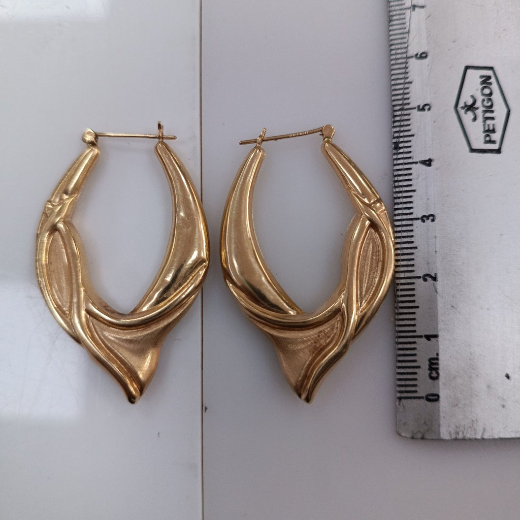 ARRACADAS PAR ORO 14 K 5.8 GRMS (SEMINUEVO)