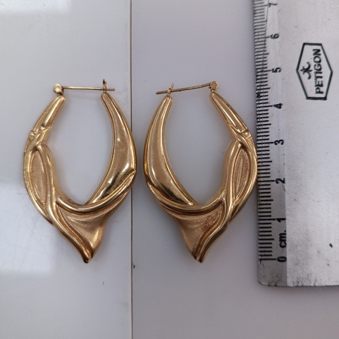 ARRACADAS PAR ORO 14 K 5.8 GRMS (SEMINUEVO)