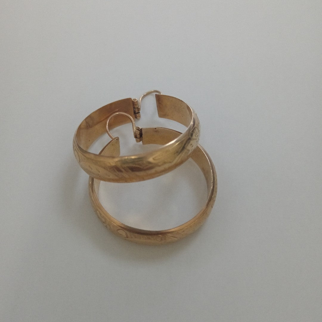 ARRACADAS PAR ORO 10 K 9.6 GRMS (SEMINUEVO)