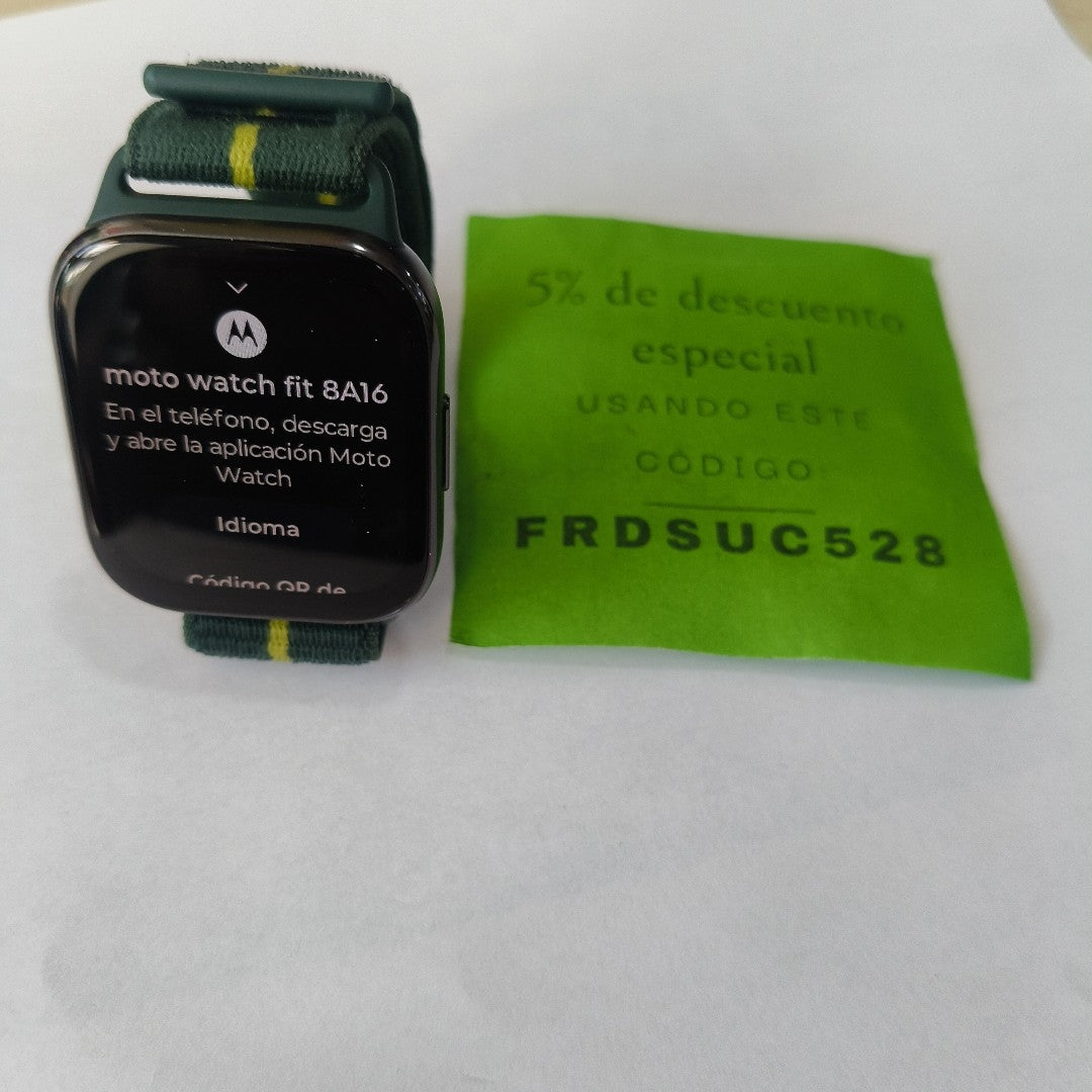 SMARTWATCH MOTOROLA MOTO WATCH FIT 49 MM BLUETOOTH (SEMINUEVO)