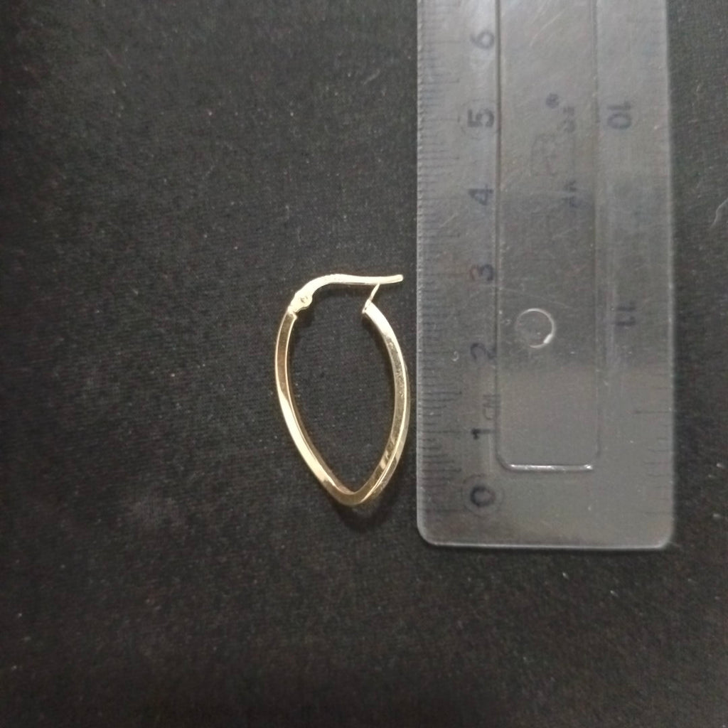 ARRACADAS PAR ORO 14 K 1 GRMS (SEMINUEVO)
