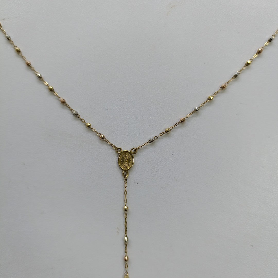 CADENA ORO COMBINADO 10 K 2,40 GRMS (SEMINUEVO)