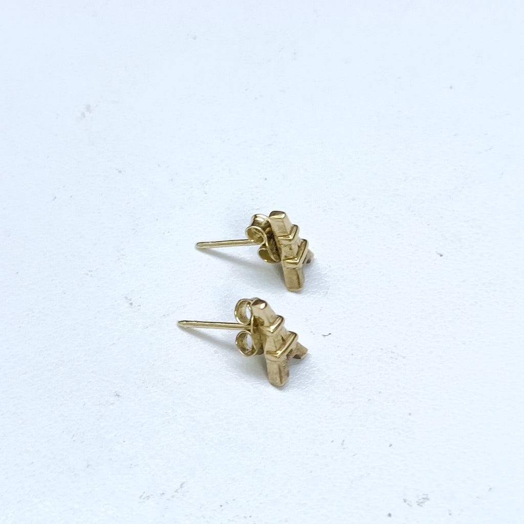 ARETES PAR ORO 10 K 1.1 GRMS (SEMINUEVO)