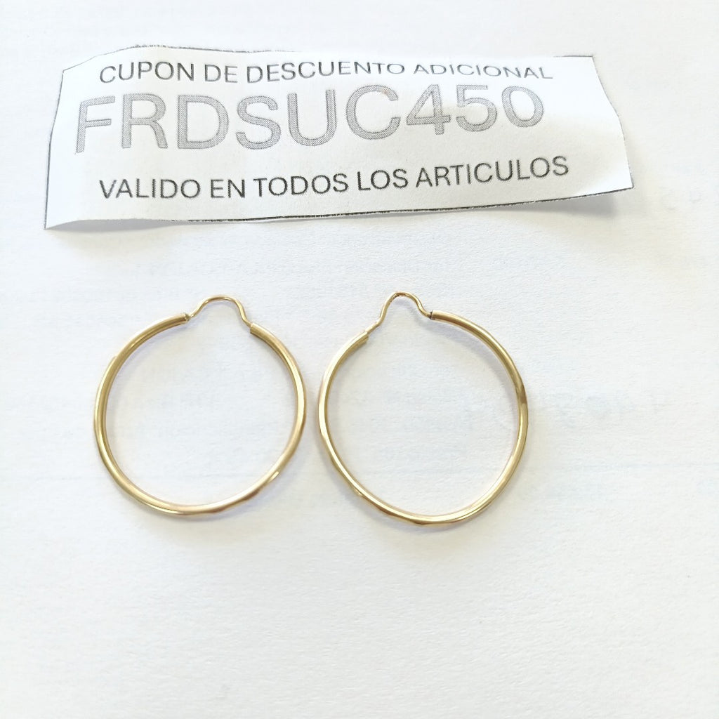 ARRACADAS PAR ORO 14 K 1,80 GRMS (SEMINUEVO)