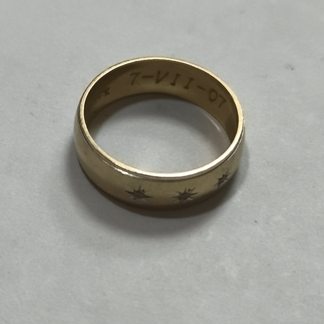 ARGOLLA ORO 14 K 2.8 GRMS (SEMINUEVO)