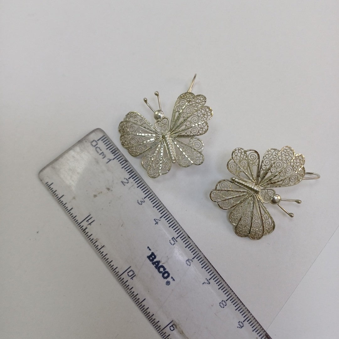 ARETES PAR PLATA 8,40 GRMS (SEMINUEVO)