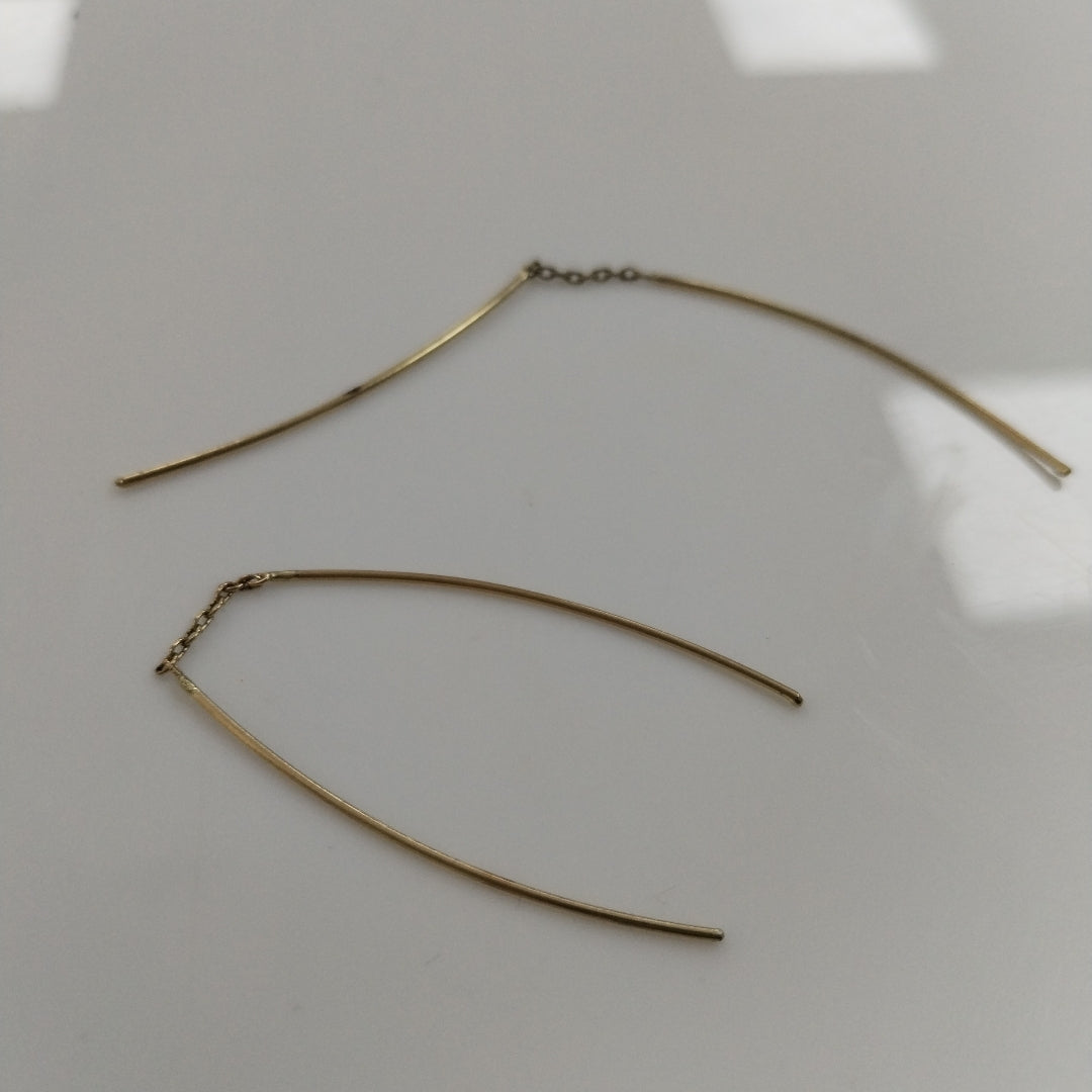 ARETES PAR ORO 10 K 1,20 GRMS (SEMINUEVO)