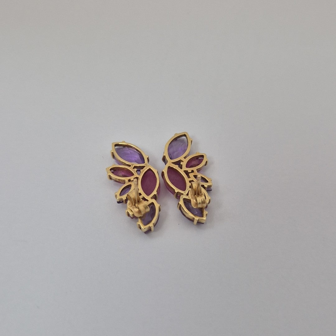 ARETES PAR ORO 14 K 5.7 GRMS (SEMINUEVO)
