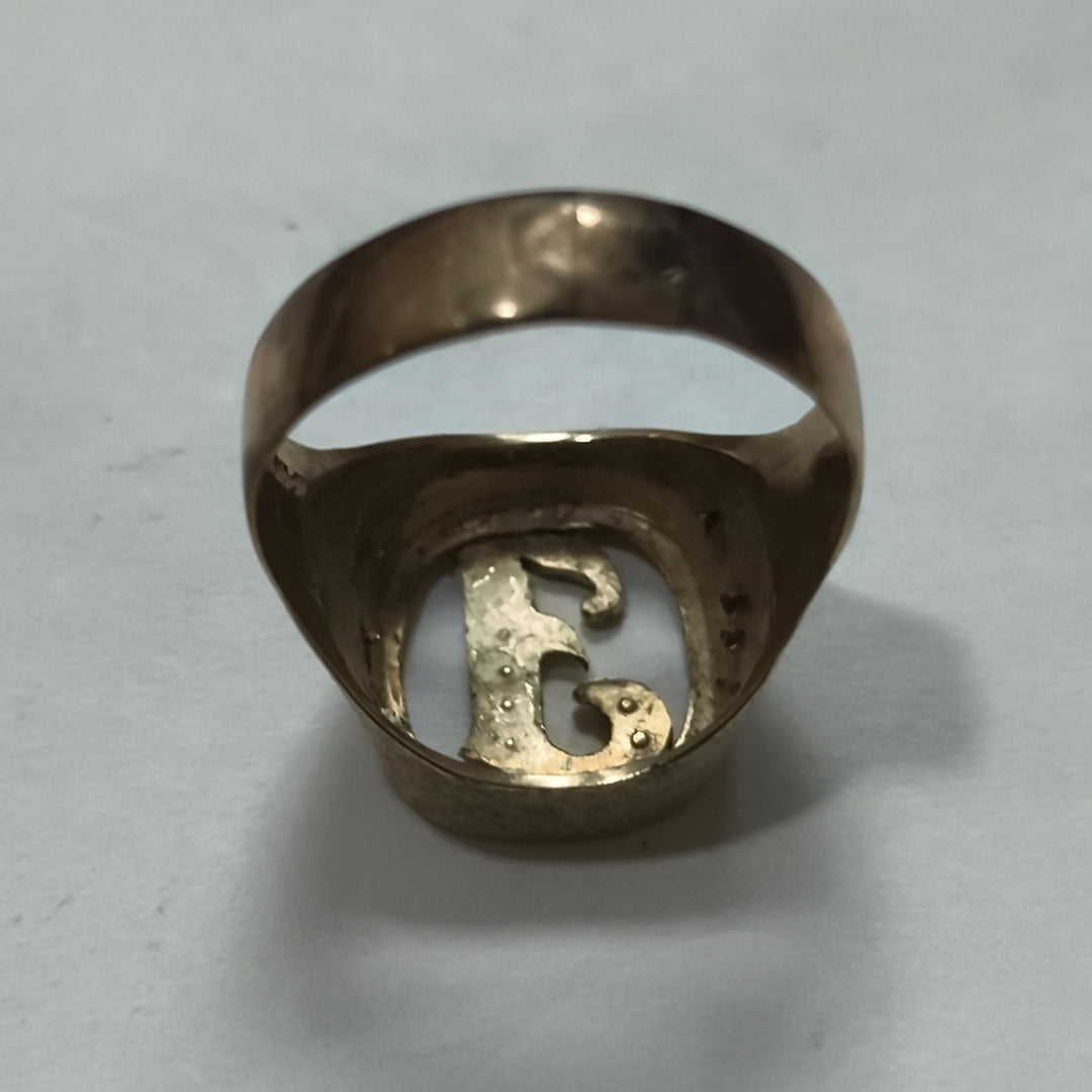 ANILLO ORO 10 K 5,50 GRMS (SEMINUEVO)