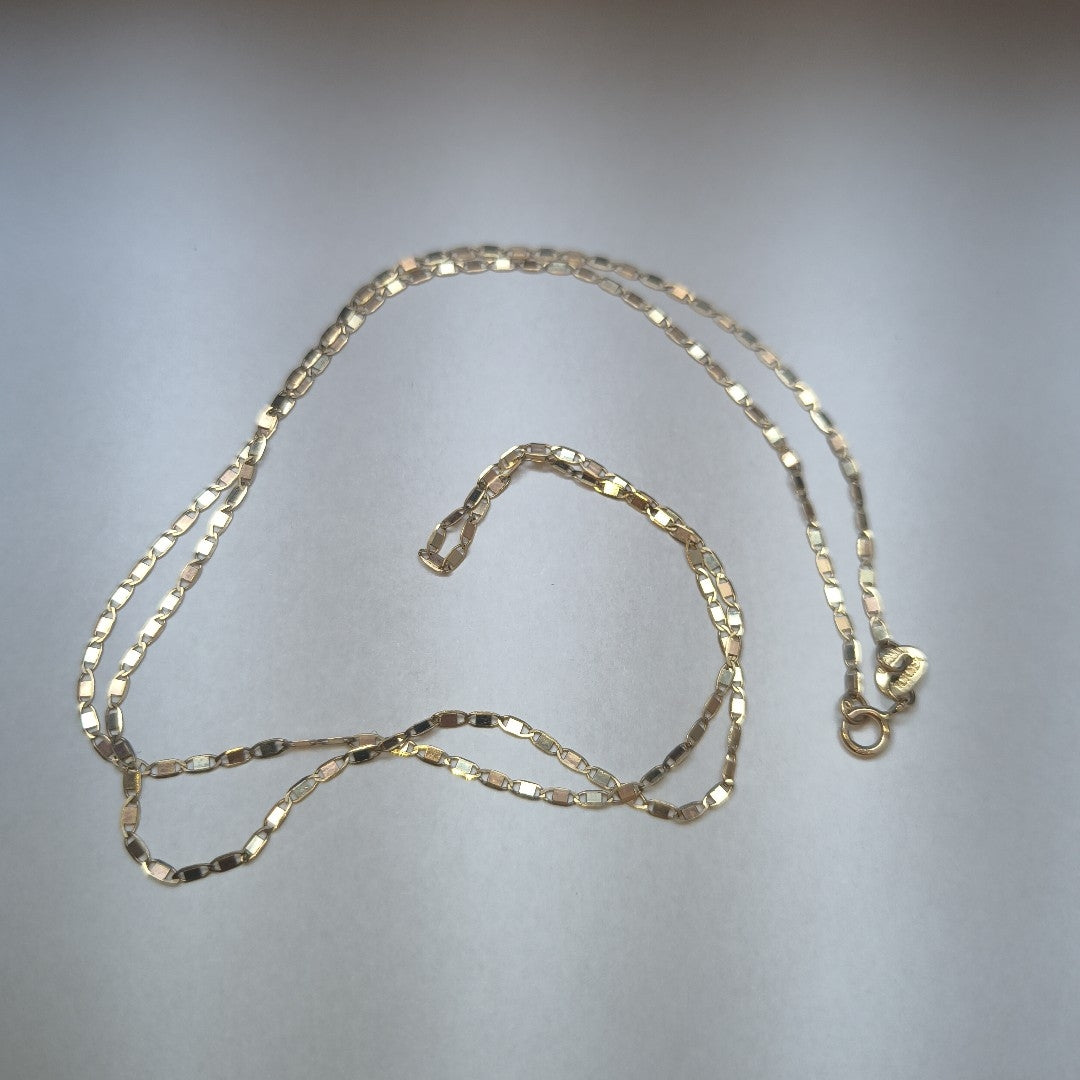 CADENA ORO COMBINADO 10 K 1.7 GRMS (SEMINUEVO)
