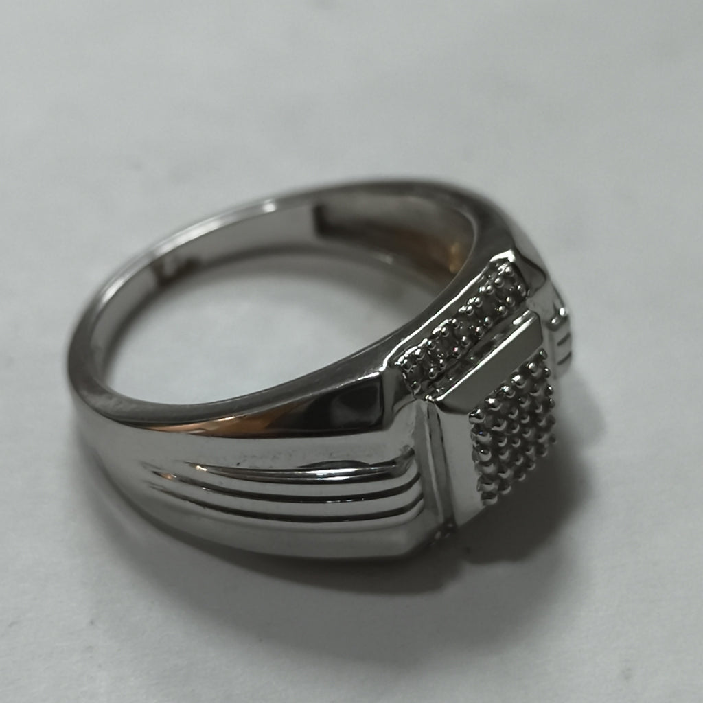 ANILLO ORO BLANCO 10 K 4,00 GRMS (SEMINUEVO)