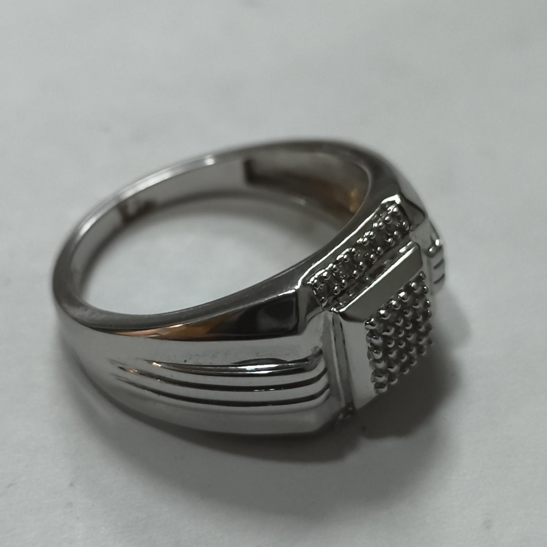 ANILLO ORO BLANCO 10 K 4,00 GRMS (SEMINUEVO)