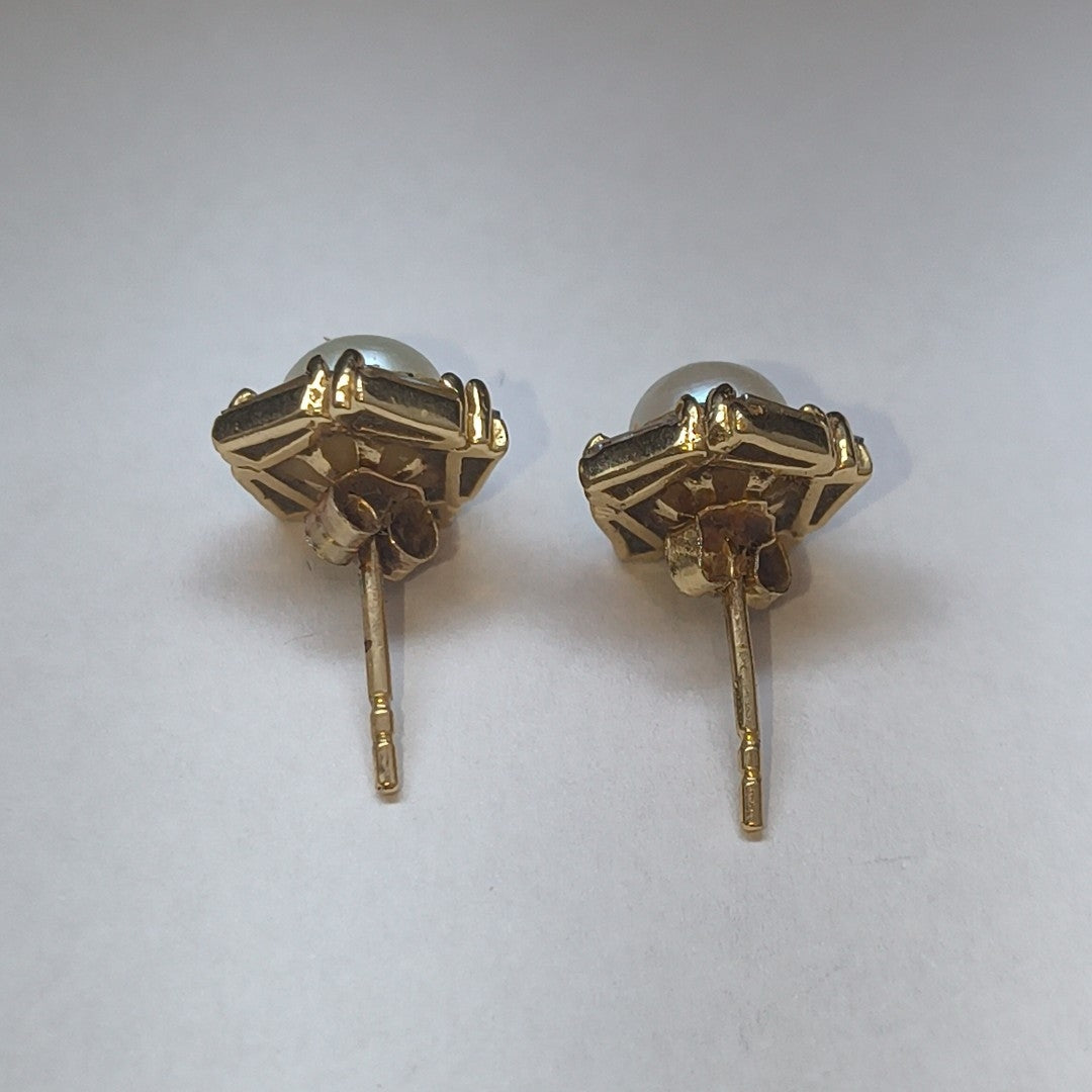 BROQUELES PAR ORO 14 K 2.6 GRMS (SEMINUEVO)