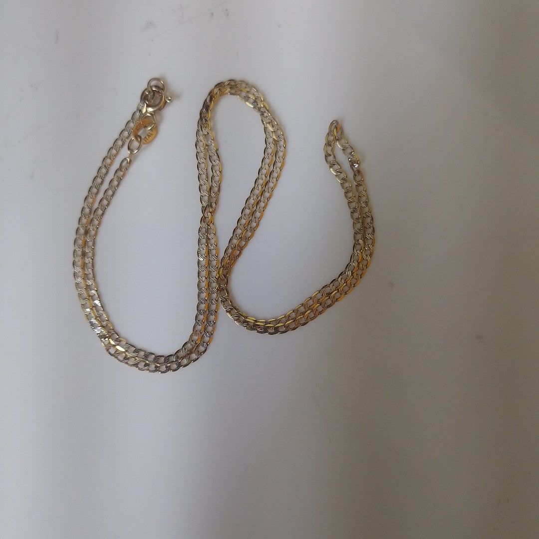 CADENA ORO, RODIADO 14 K 2.4 GRMS (SEMINUEVO)