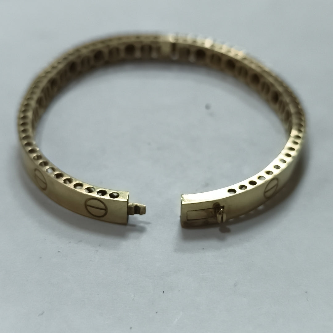 PULSERA RIGIDA ORO 10 K 9,70 GRMS (SEMINUEVO)