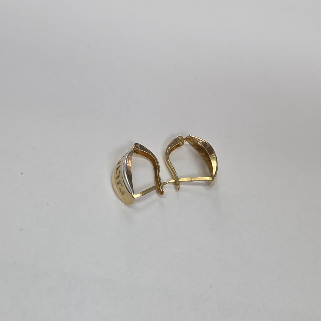 ARETES PAR ORO 10 K 1,50 GRMS (SEMINUEVO)