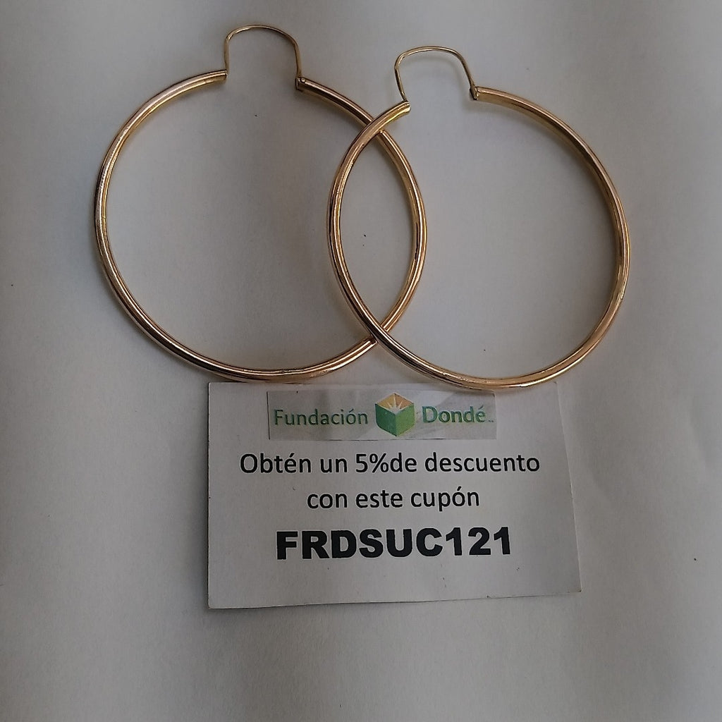 ARRACADAS PAR ORO 8 K 5,20 GRMS (SEMINUEVO)