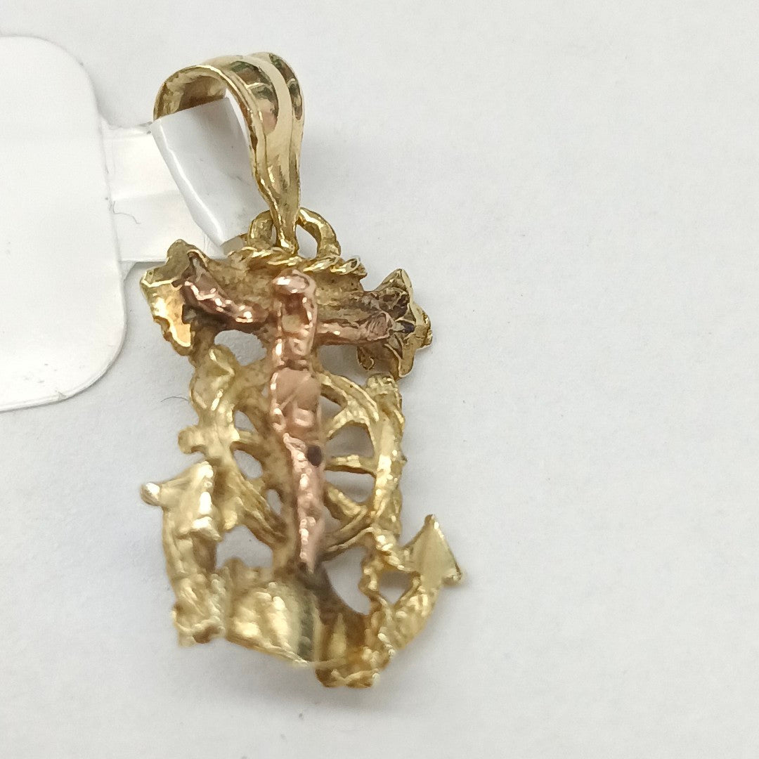 MEDALLA RELIGIOSA ORO 14 K 1.4 GRMS (SEMINUEVO)