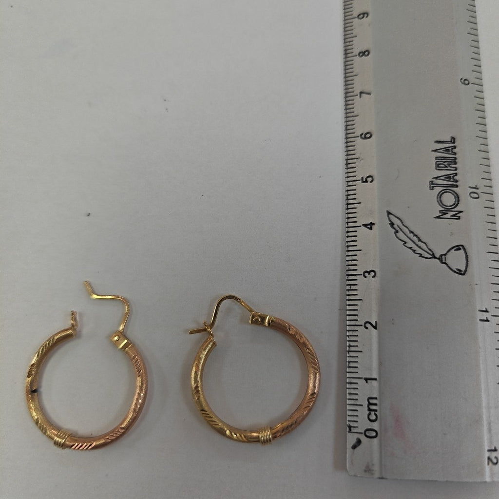 ARRACADAS PAR ORO 14 K 3,10 GRMS (SEMINUEVO)