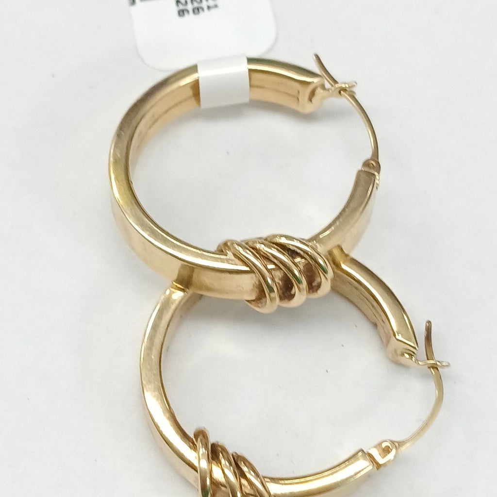 ARRACADAS PAR ORO 14 K 6.8 GRMS (SEMINUEVO)