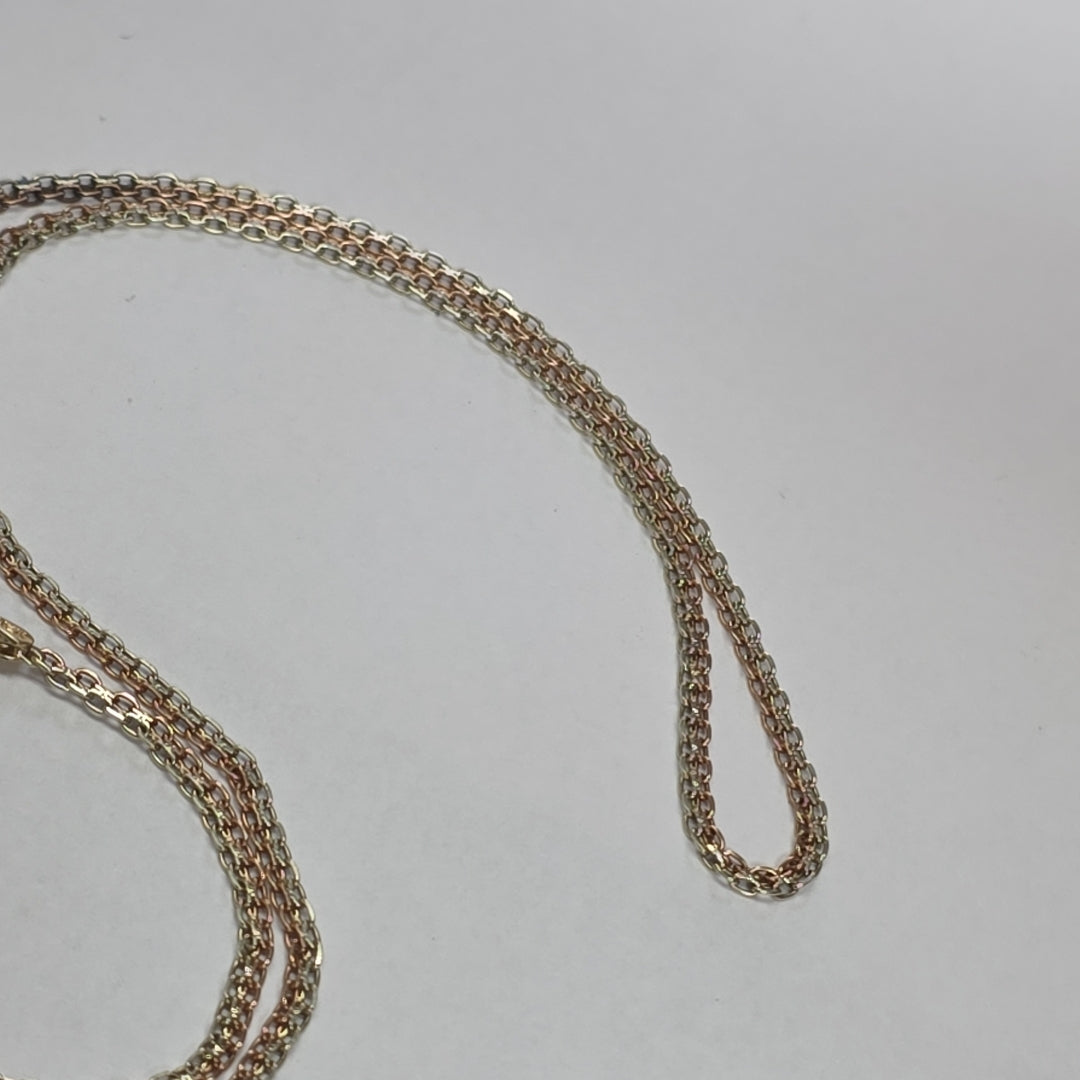 CADENA ORO COMBINADO 8 K 4,00 GRMS (SEMINUEVO)