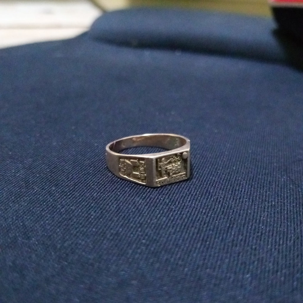 ANILLO DE GRADUACIÓN ORO 10 K 2,60 GRMS (SEMINUEVO)