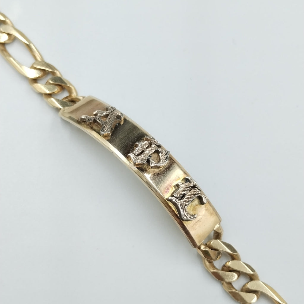 ESCLAVA ORO,PLATA 14 K 33,90 GRMS (SEMINUEVO)