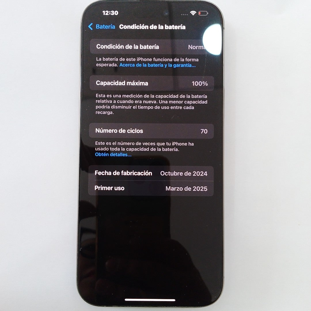 CELULAR APPLE IPHONE 16 PRO MAX A3295 (2024) 256 GB 8 GB RAM (SEMINUEVO)