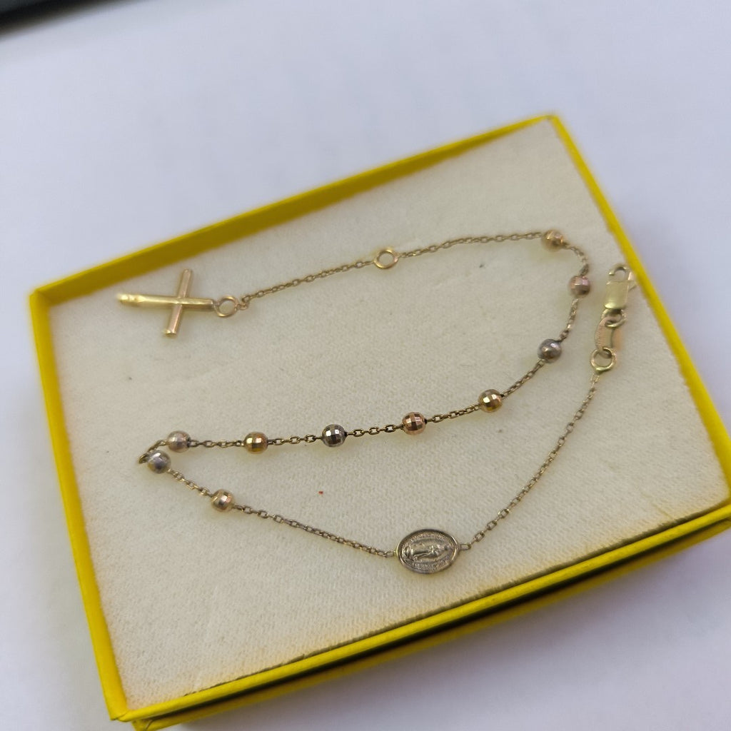 PULSERA RIGIDA ORO 14 K 2,60 GRMS (SEMINUEVO)