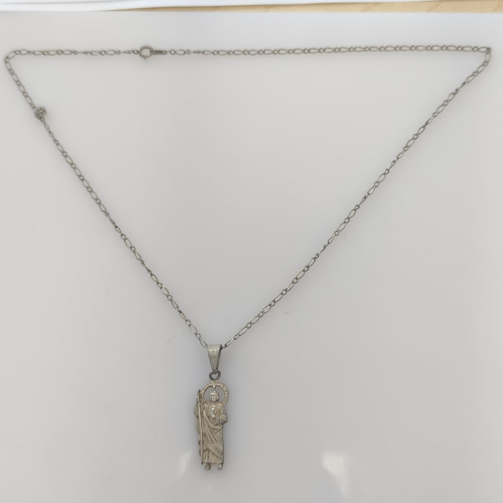 CADENA, DIJE PLATA 5.5 GRMS (SEMINUEVO)