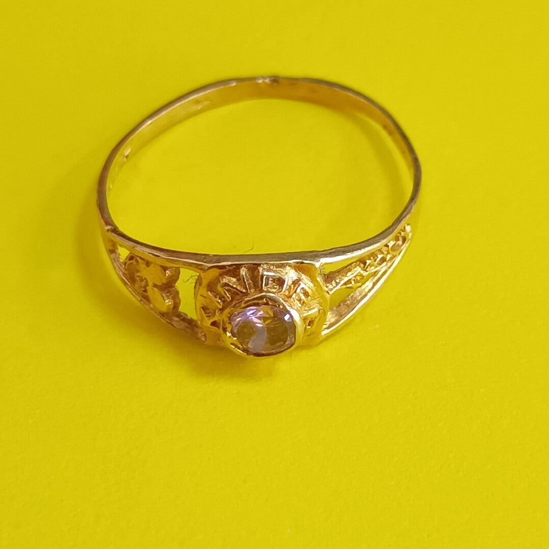 ANILLO ORO 10 K 0.9 GRMS (SEMINUEVO)