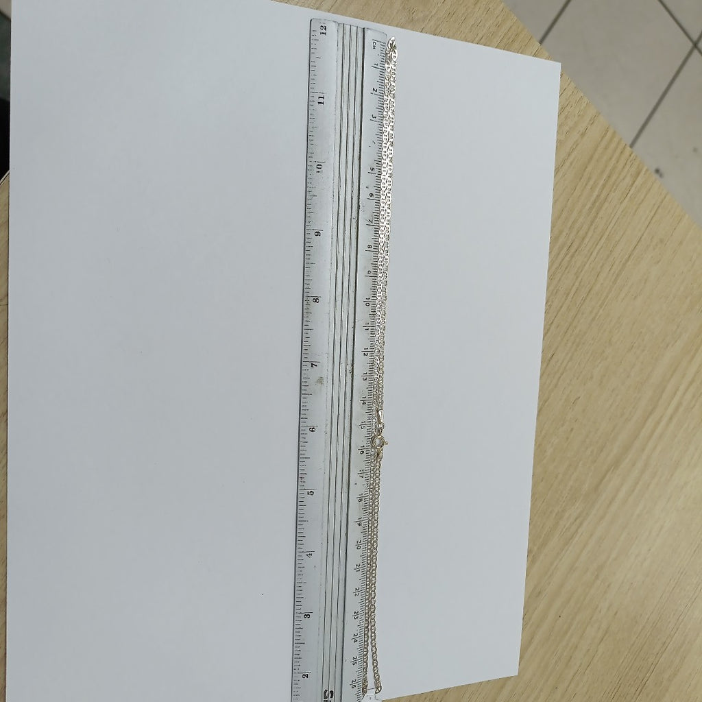 CADENA TEJIDO GUCHI PLATA .925 55 CM 3.3 GR (NUEVO)