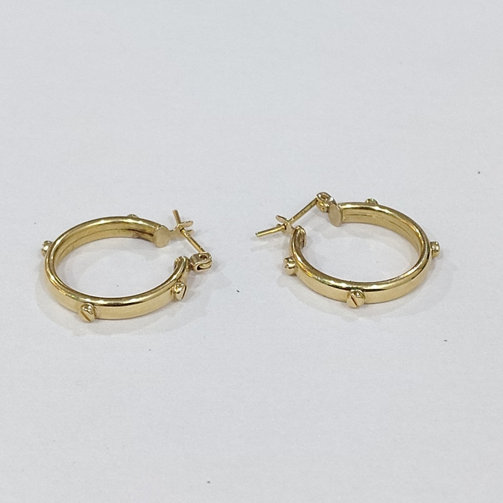 ARRACADAS PAR ORO 14 K 3.1 GRMS (SEMINUEVO)