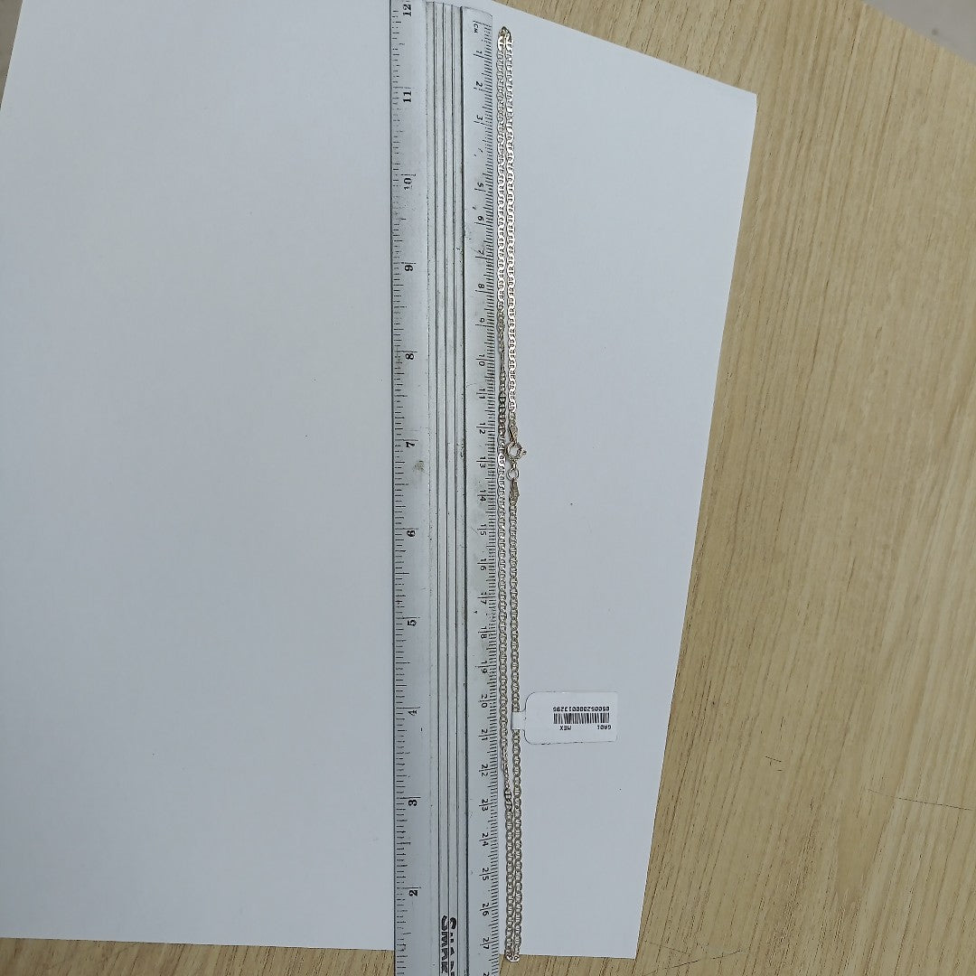CADENA TEJIDO GUCHI PLATA .925 55 CM 3.6 GR (NUEVO)