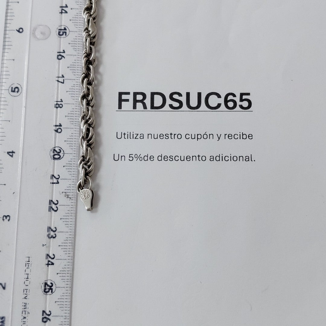 PULSERA PLATA 18.6 GRMS (SEMINUEVO)