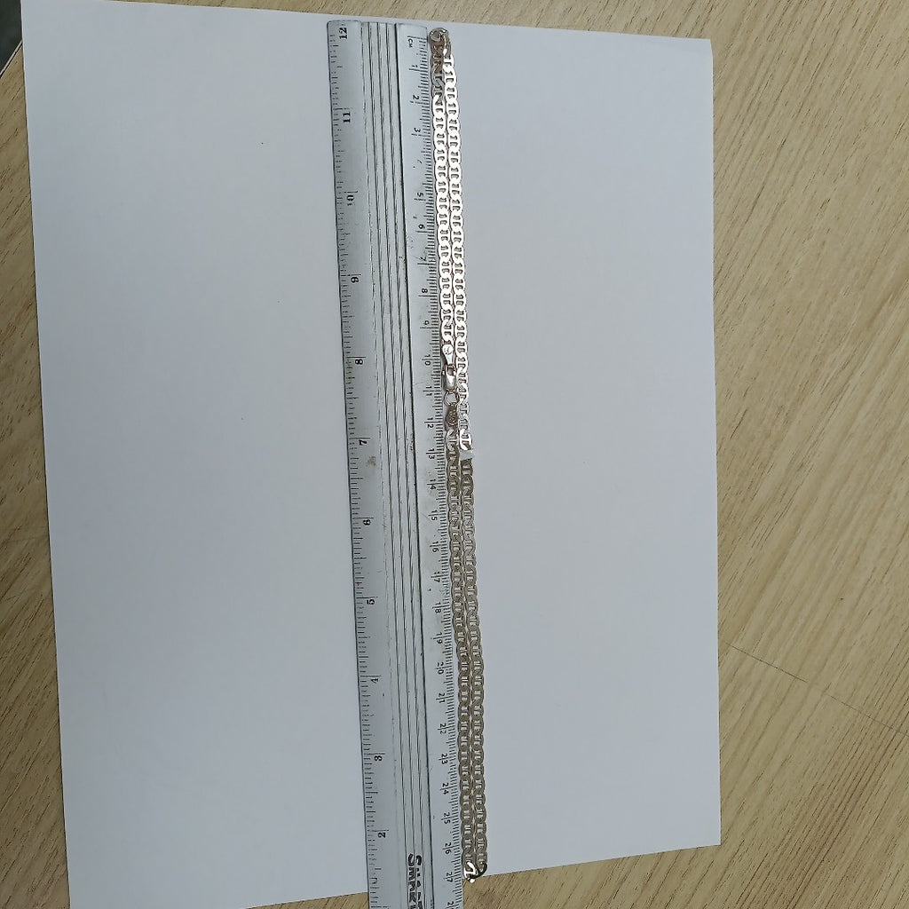 CADENA TEJIDO GUCHI PLATA .925 55 CM 12.5 GR (NUEVO)