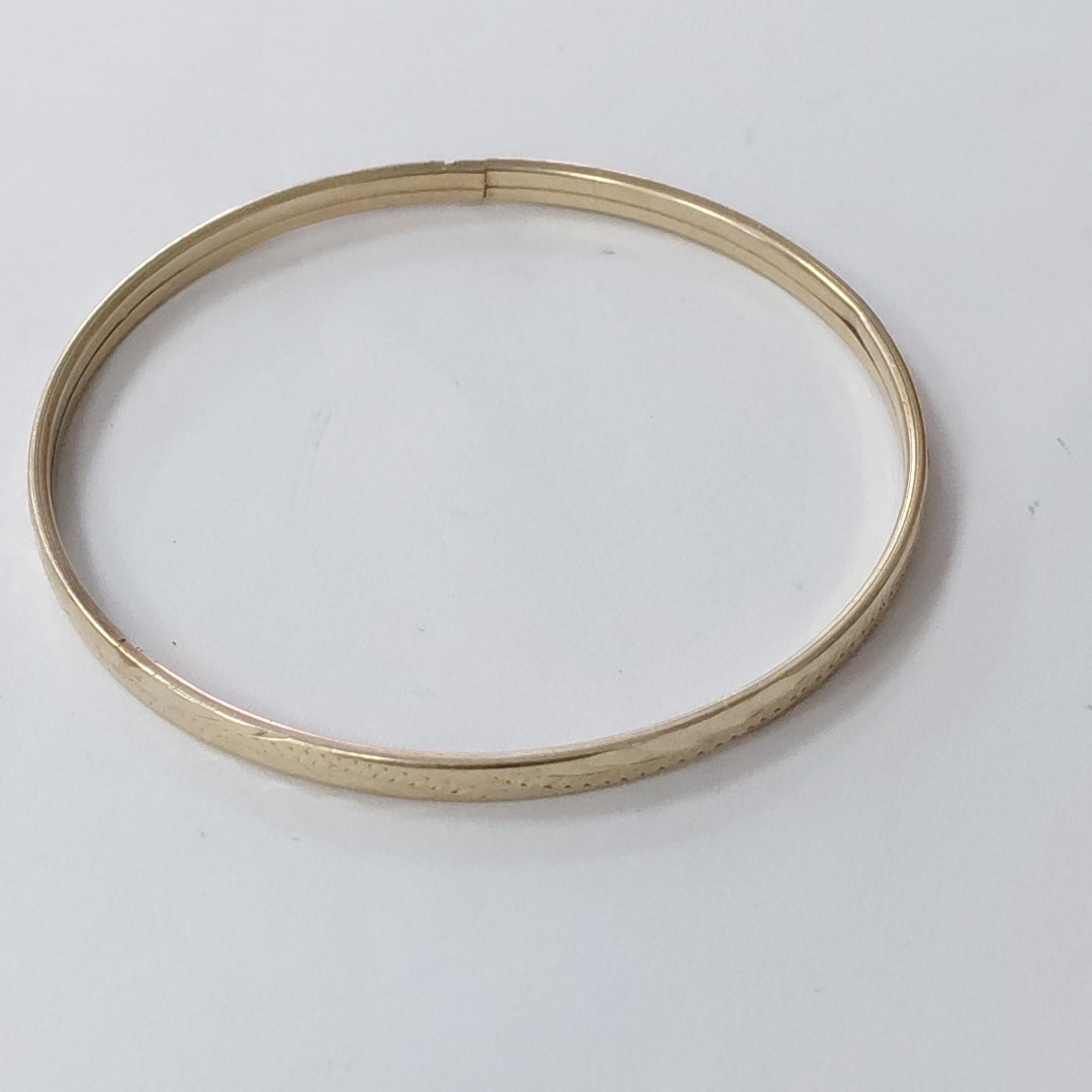 PULSERA RIGIDA ORO 10 K 5 GRMS (SEMINUEVO)