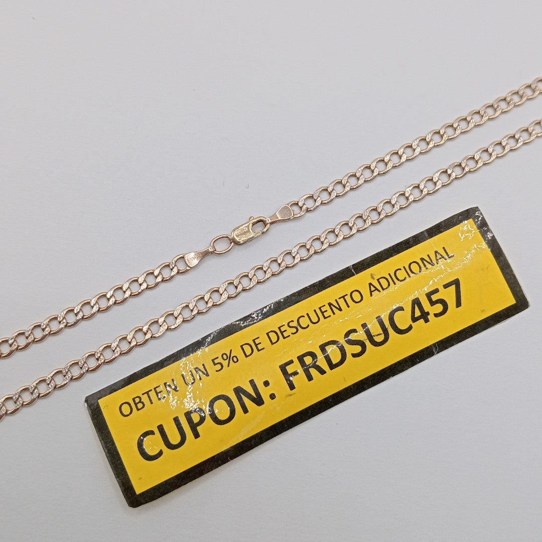 CADENA ORO, RODIADO 10 K 5.3 GRMS (SEMINUEVO)