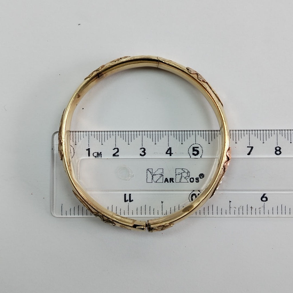 PULSERA RIGIDA ORO 14 K 12.9 GRMS (SEMINUEVO)