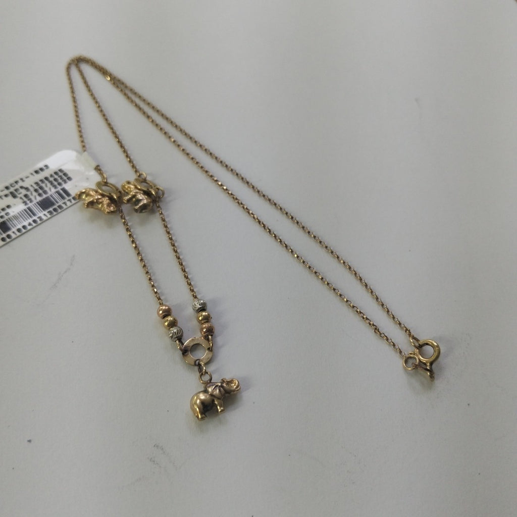 CADENA ORO COMBINADO 14 K 3.4 GRMS (SEMINUEVO)
