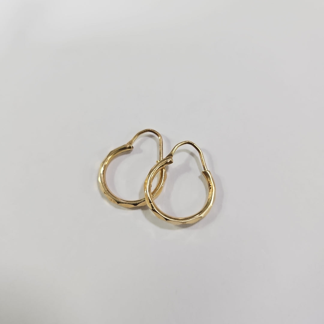 ARRACADAS PAR ORO 14 K 1.1 GRMS (SEMINUEVO)