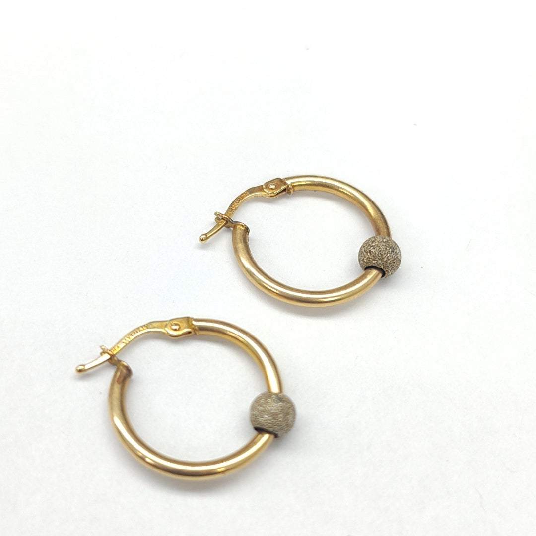 ARRACADAS PAR ORO 14 K 1,50 GRMS (SEMINUEVO)