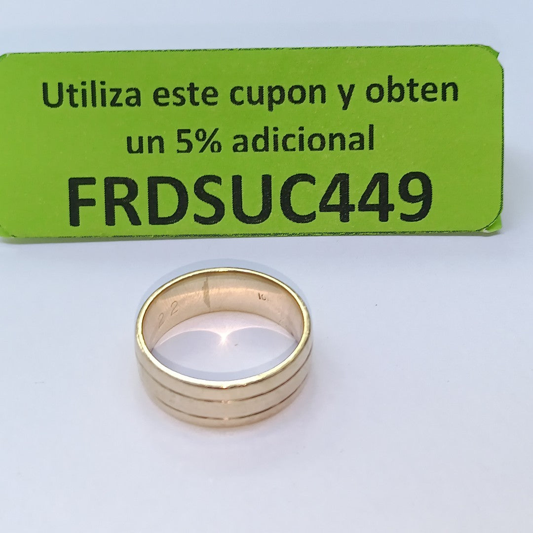 ARGOLLA ORO 10 K 8.3 GRMS (SEMINUEVO)